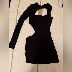 Meshki cut out mini dress. NWT. Size M
